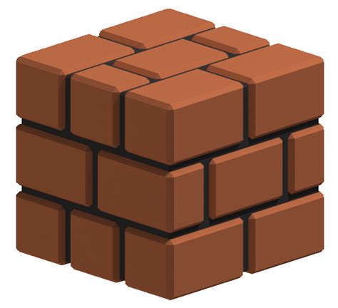 Image - Brick Block 3D.png | MarioWiki | Fandom powered by Wikia png image