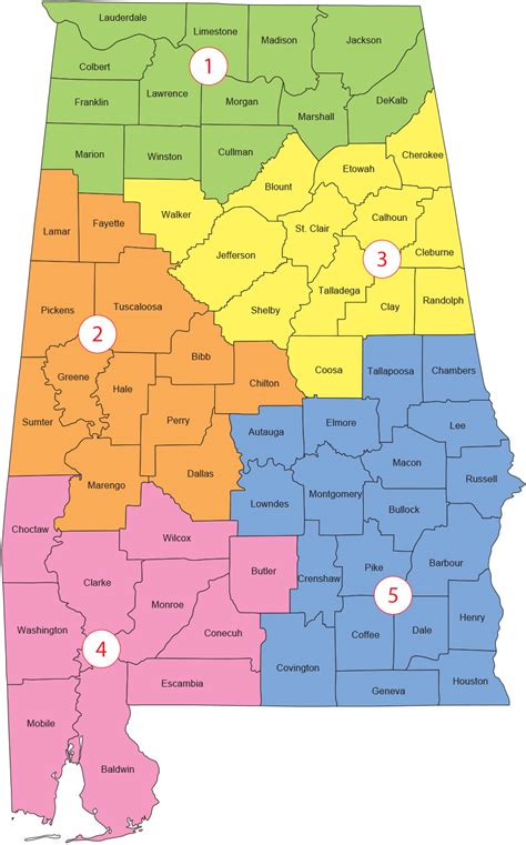 Find Your District Alabama State Nurses Association