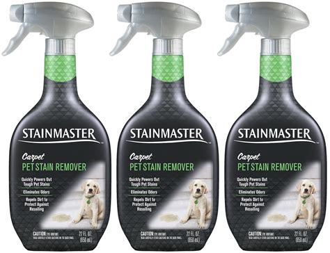 Stainmaster Carpet Pet Stain Remover 22 Ounce Pac Of 3