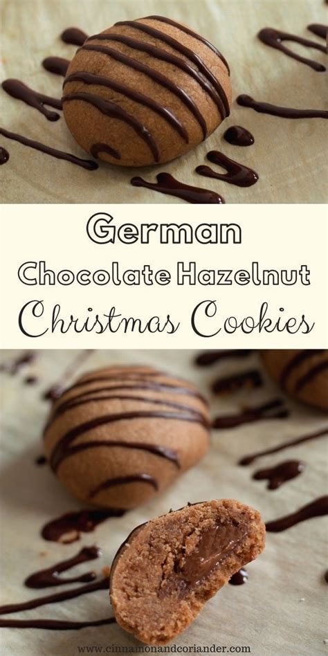 German Hazelnut Chocolate Cookie Nougat Balls A German Christmas