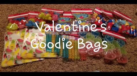 Valentines Day Goodie Bags For School Youtube