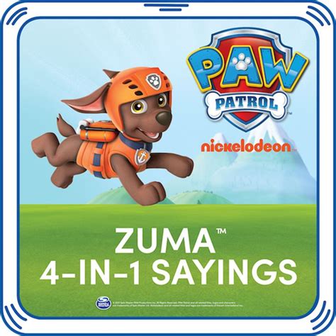 Paw Patrol Zuma 4 In 1 Sayings Paw Patrol Stuffed Animals Paw Patrol