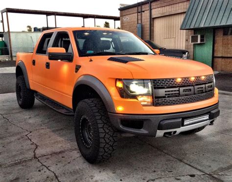 Ford Bronco Raptor Orange