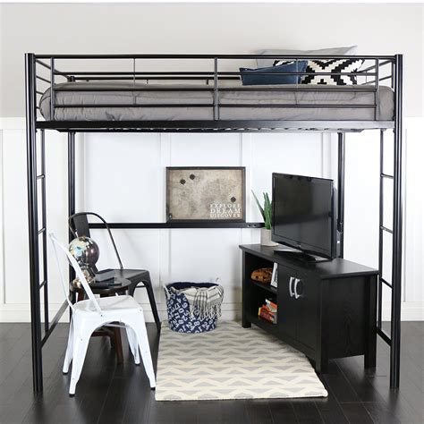 Transform a cramped studio apartment into a comfortable living space or turn a guest room into a functional home office. Best Full Size Loft Beds For Adults and Heavy People.