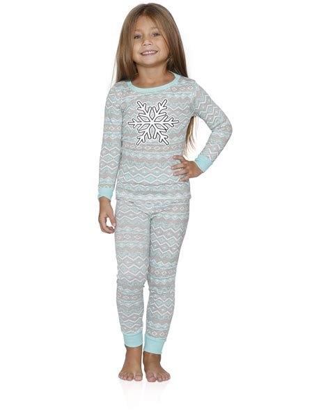 Cozy Couture Girls Pajama 2 Piece Cotton Sleepwear Set Walmart Canada