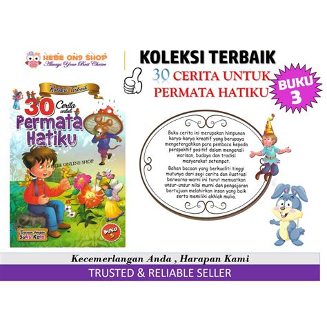 Berikut daftar buku bacaan literasi cerita rakyat yang berasal dari 34 provinsi di indonesia sebagai pendukung gsn. Buku Cerita Koleksi Terbaik 30 Cerita Untuk Permata Hatiku ...