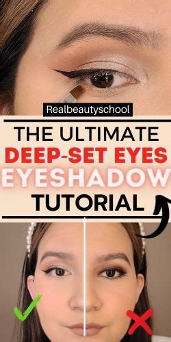 The Ultimate Eye Makeup For Deep Set Eyes Tutorial With Pictures