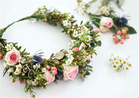 Fresh Flower Crowns — Madeline Young Diy Floral Crown Flower Crown