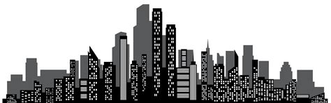 Cityscape Skyline Clip Art City Png Download 80002498 Free