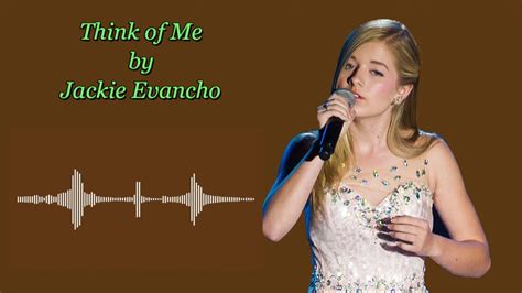Jackie Evancho Sing Think Of Me In Americas Got Talent Show Youtube