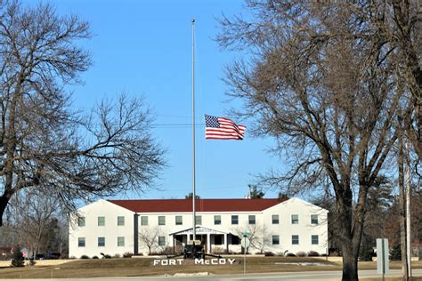 Dvids News Photo Essay Fort Mccoy Displays United States Flag At