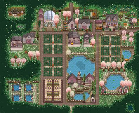 Stardew Farms Stardew Valley Farms Cottagecore Farm Stardew Valley