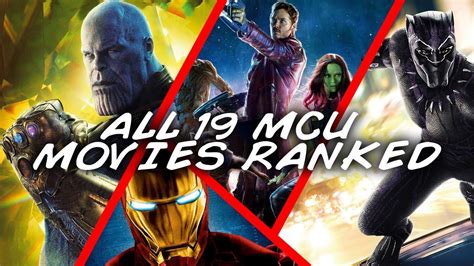 All 19 Marvel Mcu Movies Ranked Worst To Best Youtube