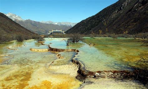 The Multi Coloured Pools Of Huanglong Songpan Sichuan Youre Not