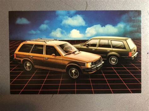 1983 Mercury Lynx Station Wagon Postcard Post Card Rare Awesome Lk Ebay