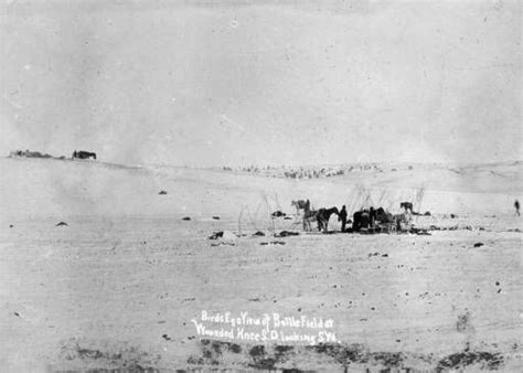 Birds Eys Ie Eye View Of Battlefield At Wounded Knee Sd Looking S