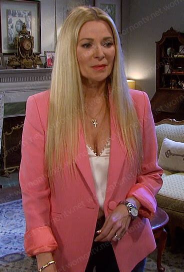 Wornontv Jennifers White Cami And Pink Blazer On Days Of Our Lives Cady Mcclain Clothes