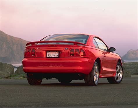 Rio Red 1998 Ford Mustang Svt Cobra Coupe Photo
