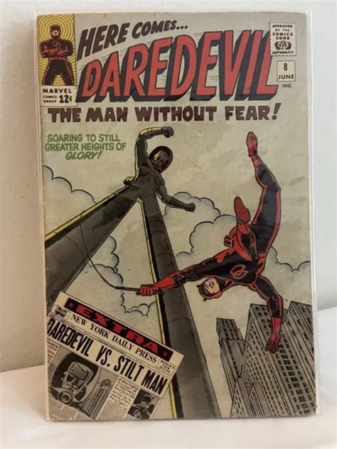 Daredevil 8 1965 Marvel Comics Silver Age Stan Lee Key Origin