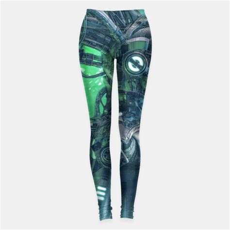 The Little Carbon Girl Leggings Live Heroes Robots Robot Android Cyborg Alien Sci Fi Sci