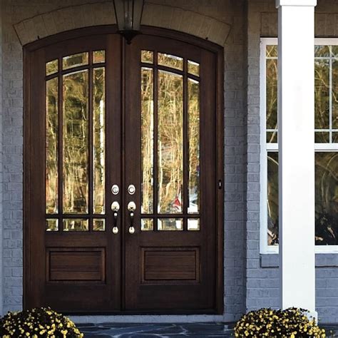 The Miranda Arch Double Entry Door Is One Most Sought After Wood
