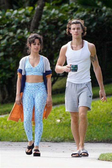 Camila Cabello And Shawn Mendes Enjoy A Leisurely Stroll Together After