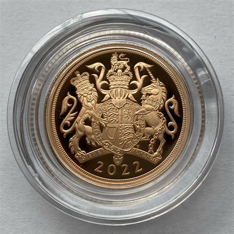 2022 Gold Proof Half Sovereign M J Hughes Coins