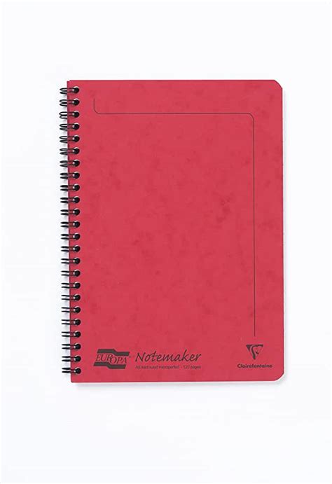 Uk Red Notebook