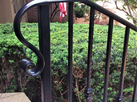 Traditional Wrought Iron Porch Railing Great Lakes Metal Fabrication