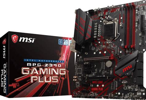 Msi Gaming Mpg Z390 Gaming Plus Motherboard Pc Base Intel® 1151v2 Form