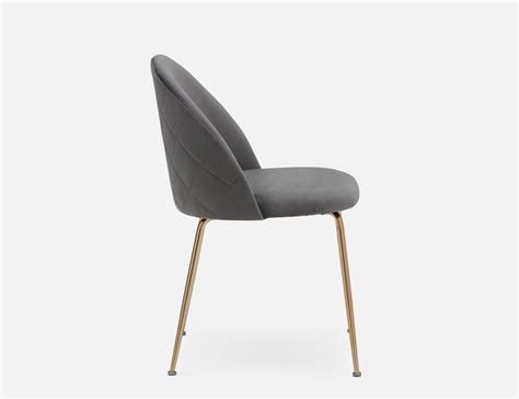 Chaise de salle à manger en velours POLLY  Structube  Velvet dining