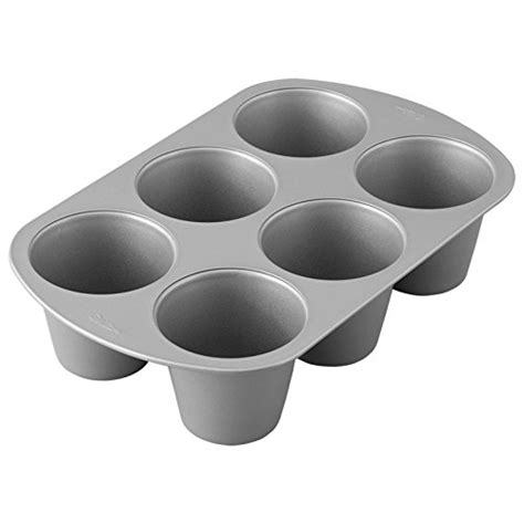 Extra Large Muffin Pan Wilton 2109 6825 Recipe Right Non Stick 6 Cup