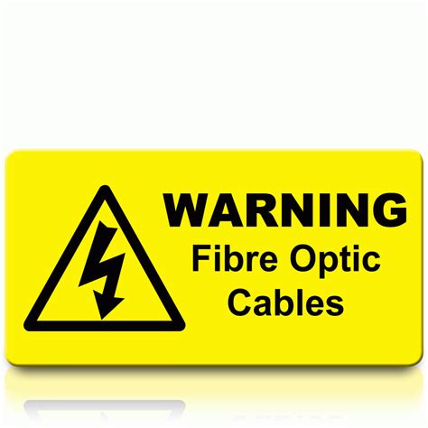 Barusan terjadi pada saya nih mas. Buy Warning Fibre Optic Cables Labels | Electrical Warning Stickers