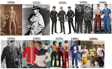 Striveme اليك تطور الموضة الرجالية خلال 100 سنة