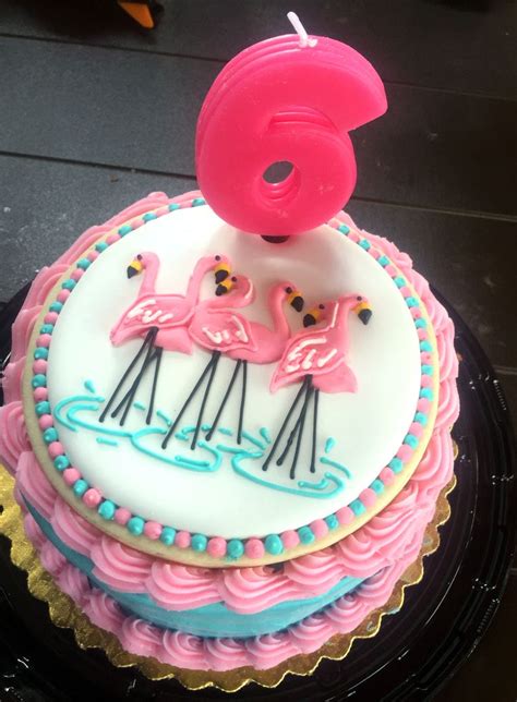 Flamingo cookie cake top | Cakes decorated with cookies ...