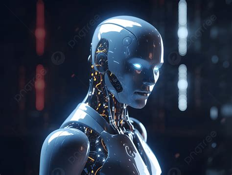 الذكاء الاصطناعي الروبوت الروبوت عالية التقنية معالجة البيانات الإعلان