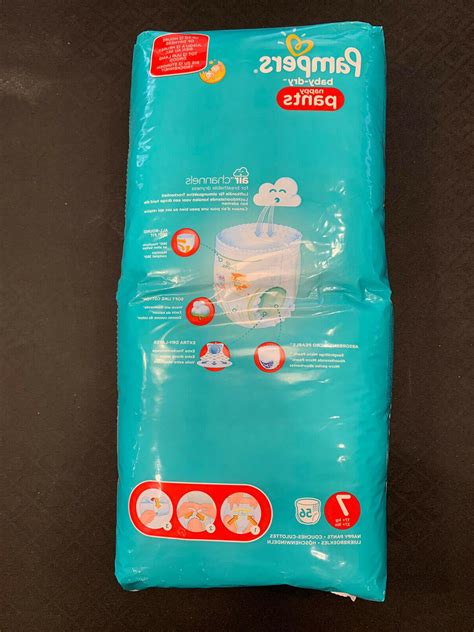 Pampers Baby Dry Nappy Pants Size 7 Sealed