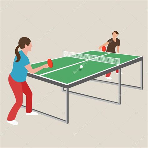 Table Tennis Ping Pong Woman Female Girl Athlete Play