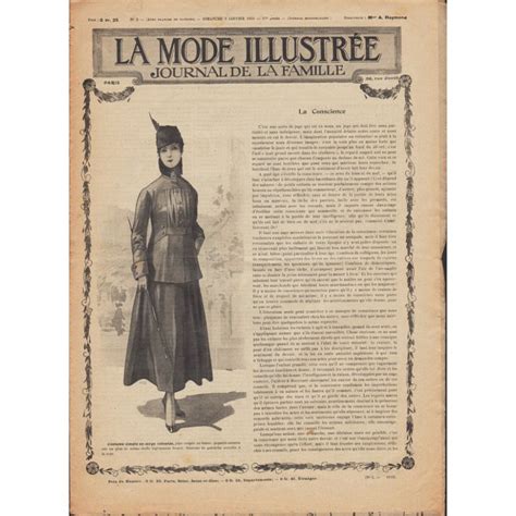 Revue Complete De La Mode Illustree 1916 N02 La Mode Illustree Revue