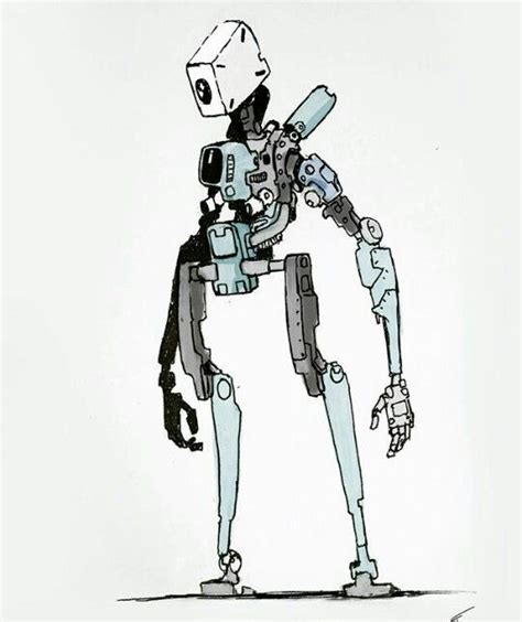 Pin By The Cult Herald On Tech Life Forms Robot Design Sketch Robot