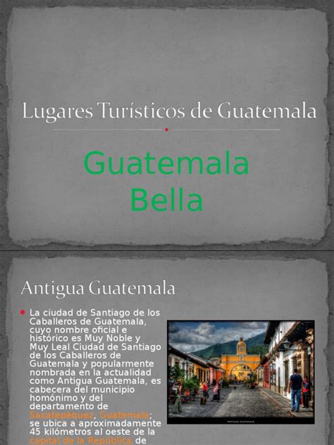PDF Sitios Turísticos mas visitados de Guatemala DOKUMEN TIPS