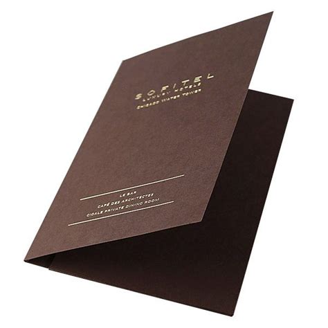 Sofitel Hotel Guest Information Folder Design