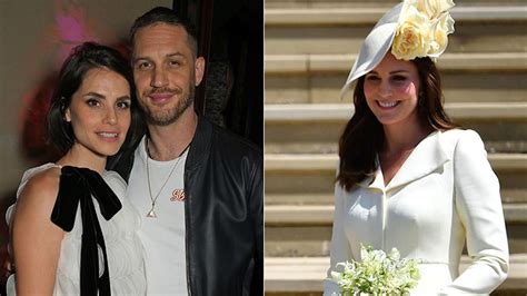 Tom Hardys Wife Charlotte Riley Disappointed She Didnt Talk To Kate Middleton At Royal Wedding