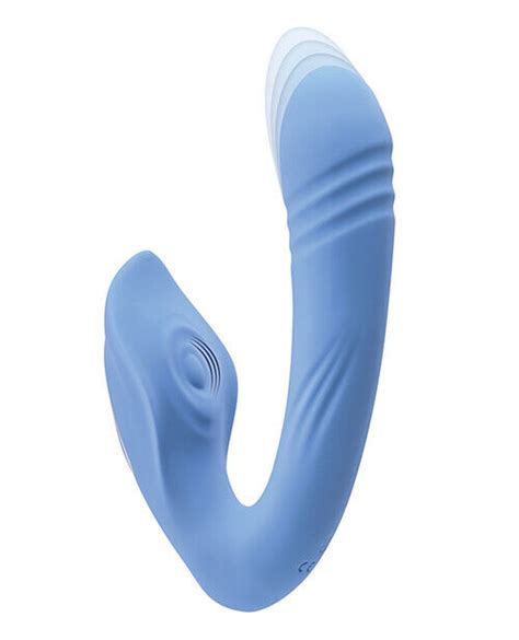 Evolved Tap And Thrust Dual Vibe Rechargeable Silicone Thrusting Vibrator Ebay