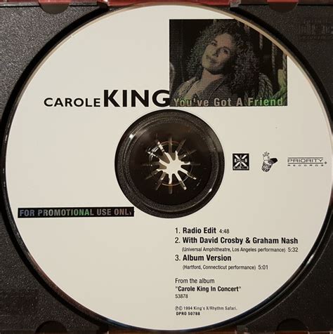 Carole King Youve Got A Friend 1994 Cd Discogs