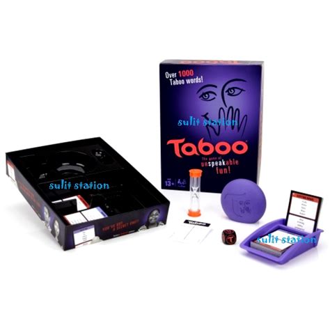 Taboo Guessing Guess Mystery Word Game Of Unspeakable Charades Words Phrases Fun Mind Strategy
