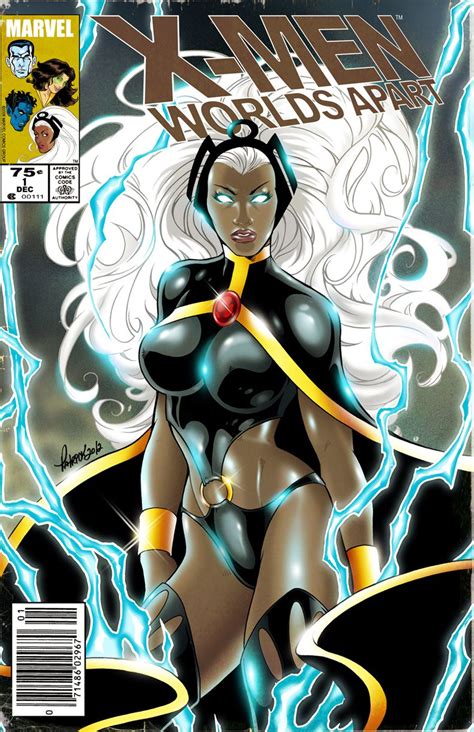 Patrick Fillion Covers X Men Worlds Apart 1 Like This Design Of Storm Storm Marvel X Men
