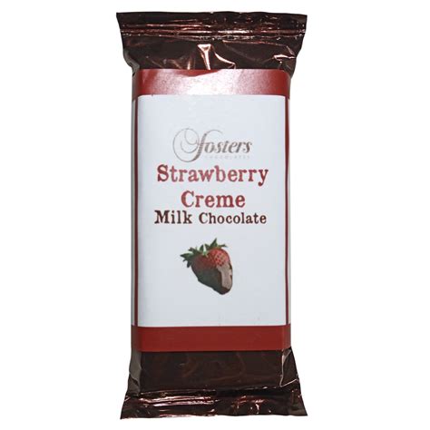 Milk Chocolate Strawberry Creme Bar Fosters Chocolates