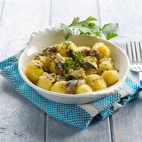 Recette Salade de pommes de terre aux anchois