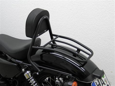 Harley Davidson Sportster 48 Driver Backrest And Luggage Rack Black